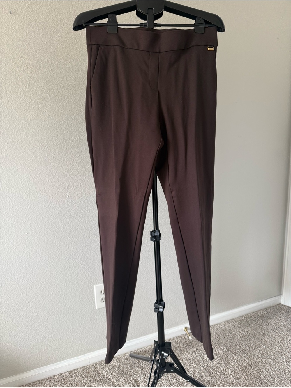 Anne Klein Brown Dress Pants - Classic Slim Fit
